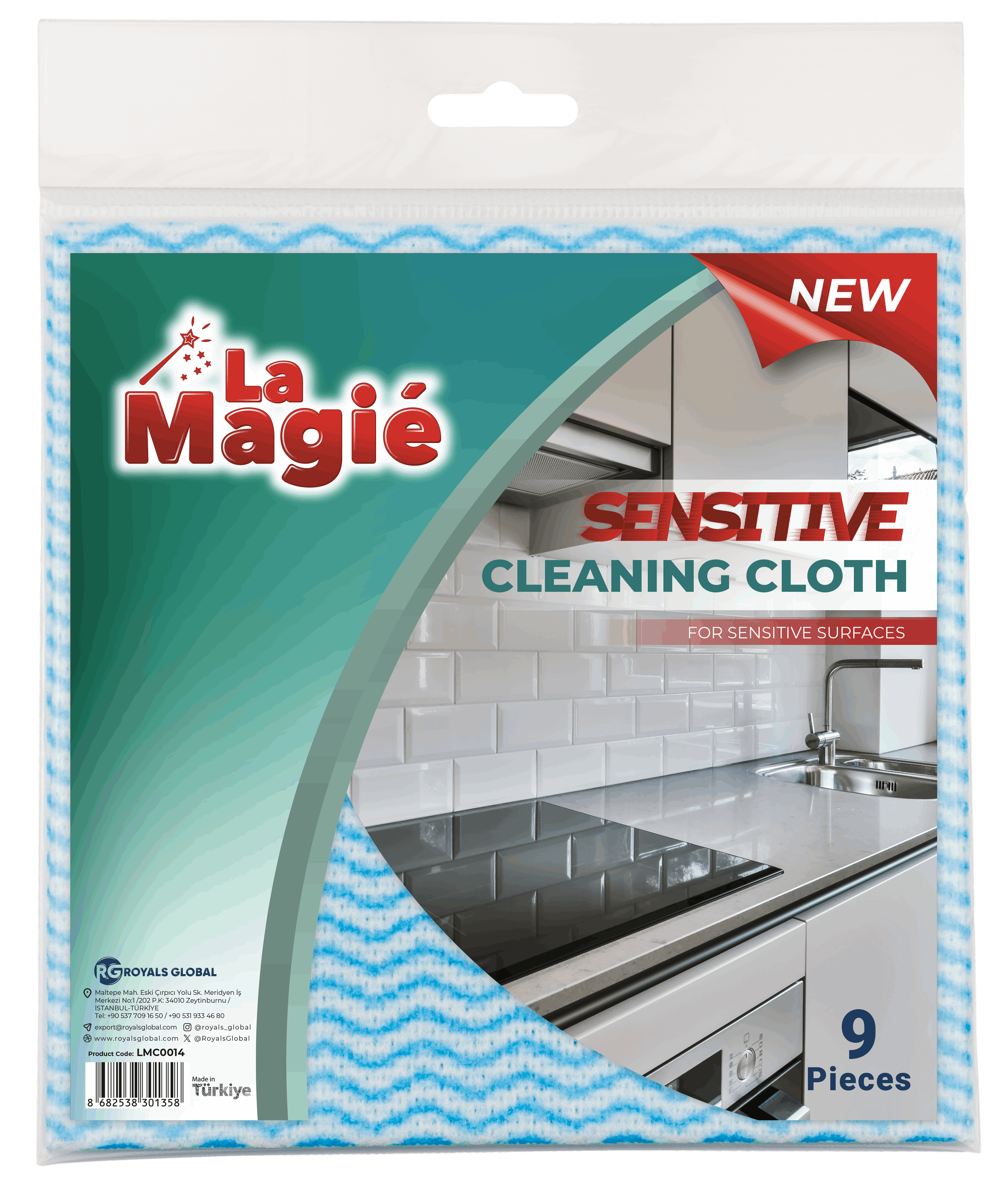 LA MAGIÉ SENSITIVE CLOTH 9 PIECES